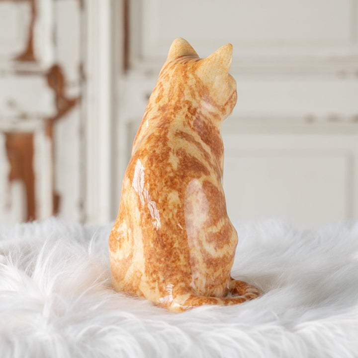 【Winstanley Cat ウィンスタンレイ キャット】くるんと丸めた尻尾が印象的 ジンジャー 茶トラ猫 /25J