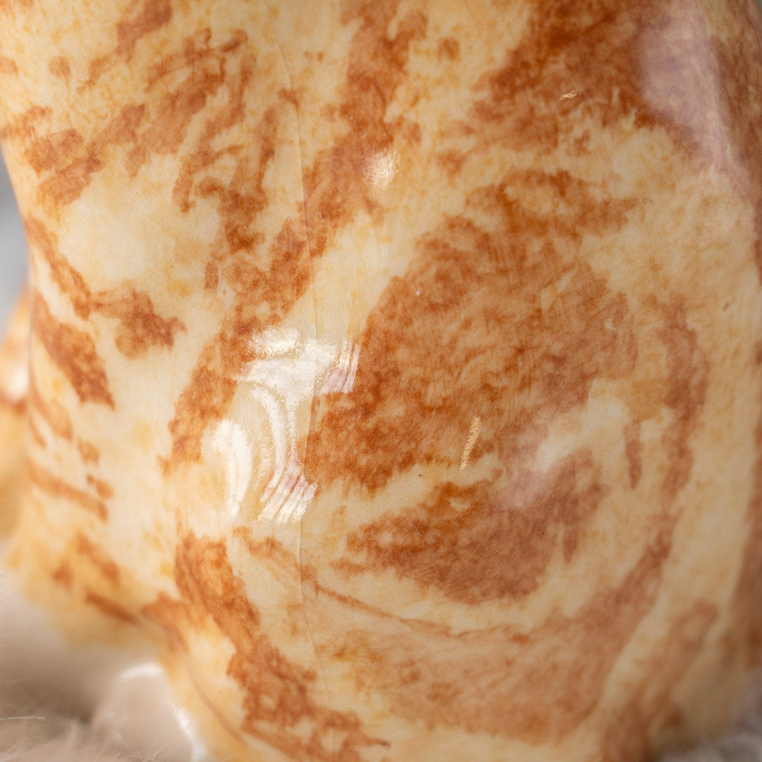 【Winstanley Cat ウィンスタンレイ キャット】くるんと丸めた尻尾が印象的 ジンジャー 茶トラ猫 /25J