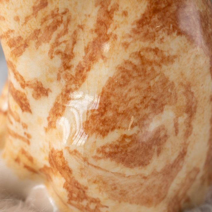 【Winstanley Cat ウィンスタンレイ キャット】くるんと丸めた尻尾が印象的 ジンジャー 茶トラ猫 /25J