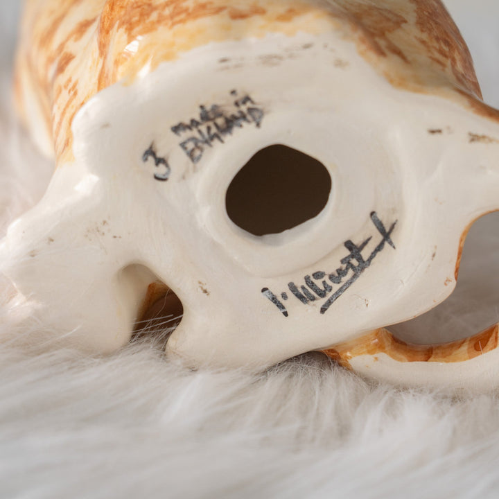 【Winstanley Cat ウィンスタンレイ キャット】くるんと丸めた尻尾が印象的 ジンジャー 茶トラ猫 /25J