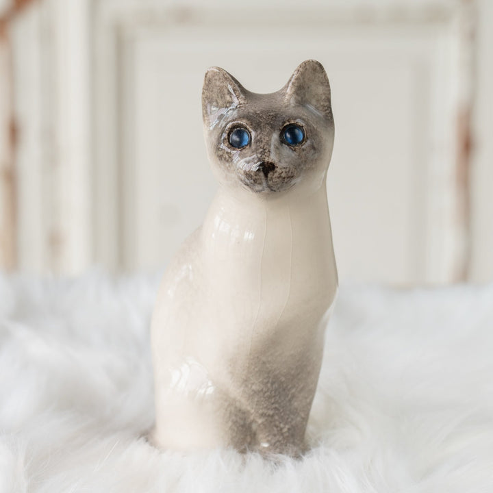 【Winstanley Cat ウィンスタンレイ キャット】しなやかなボディにブルーアイが美しい サイアミーズ シャム猫 /25J