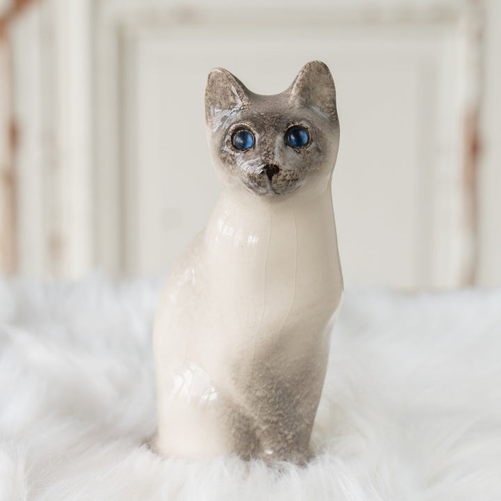 【Winstanley Cat ウィンスタンレイ キャット】しなやかなボディにブルーアイが美しい サイアミーズ シャム猫 /25J