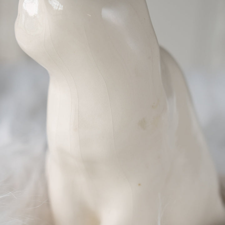 【Winstanley Cat ウィンスタンレイ キャット】しなやかな曲線のフォルムがエレガント オッドアイ スノーウィー 白猫 /25J