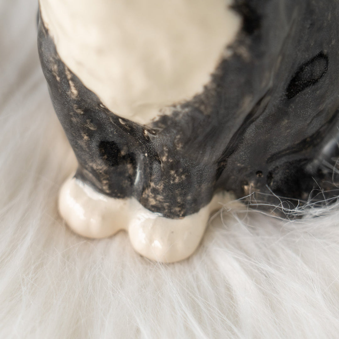 【Winstanley Cat ウィンスタンレイ キャット】ぽってりしたフォルムが魅力的 タキシード 白黒猫 /25J