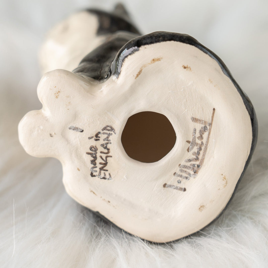 【Winstanley Cat ウィンスタンレイ キャット】ぽってりしたフォルムが魅力的 タキシード 白黒猫 /25J