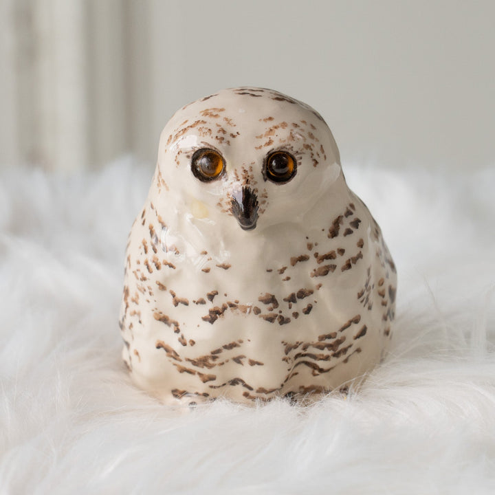【Winstanley Owl ウィンスタンレイ オウル】白くて丸い可愛らしいフォルム フクロウ /25J