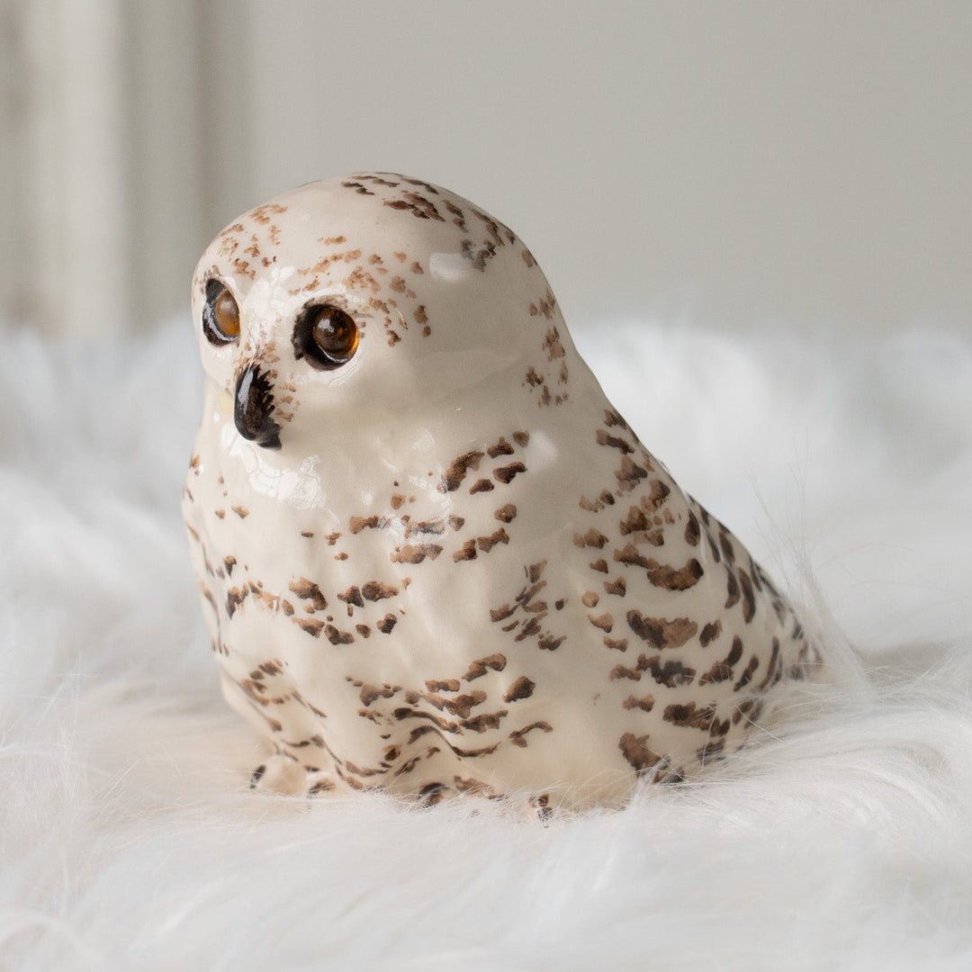 【Winstanley Owl ウィンスタンレイ オウル】白くて丸い可愛らしいフォルム フクロウ /25J