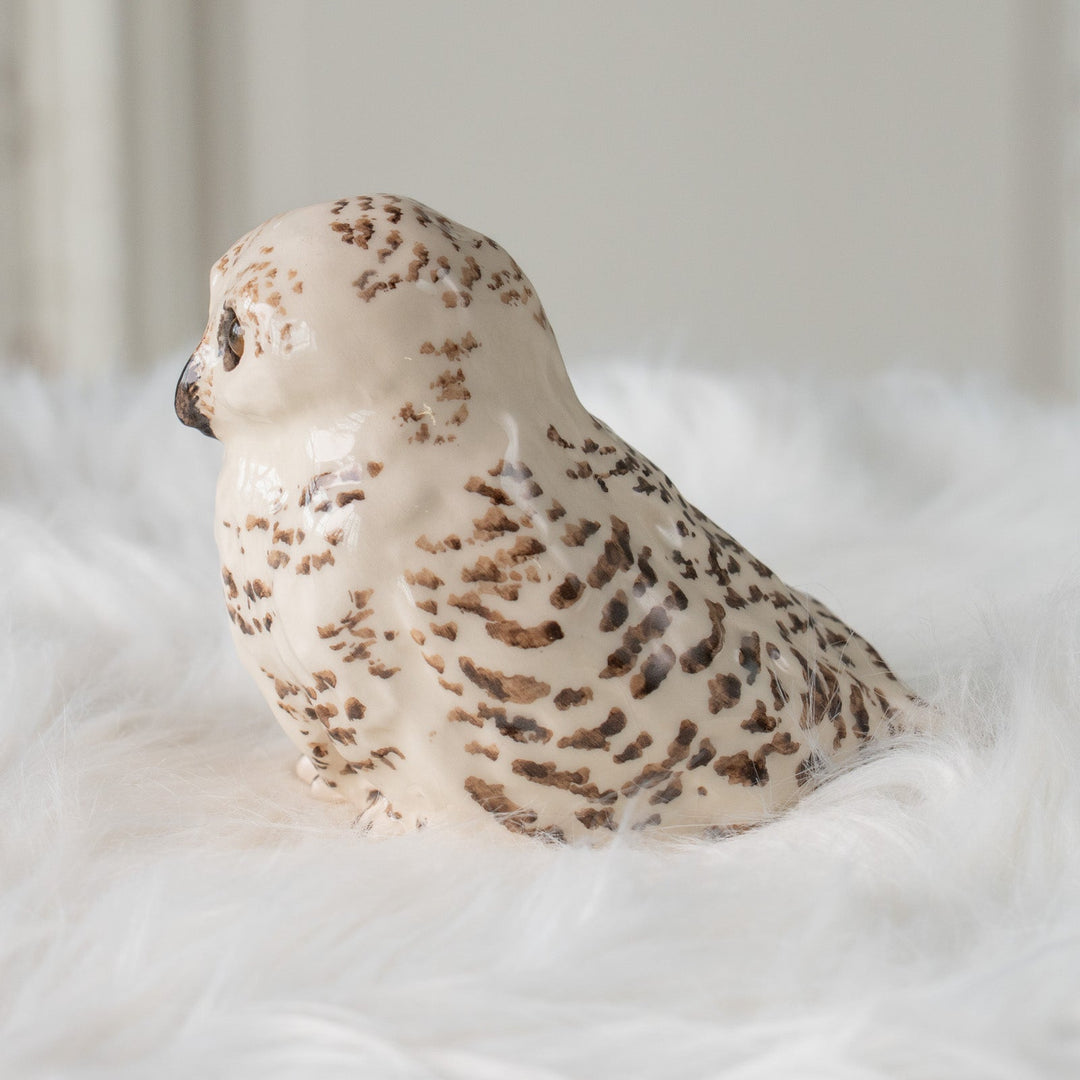 【Winstanley Owl ウィンスタンレイ オウル】白くて丸い可愛らしいフォルム フクロウ /25J