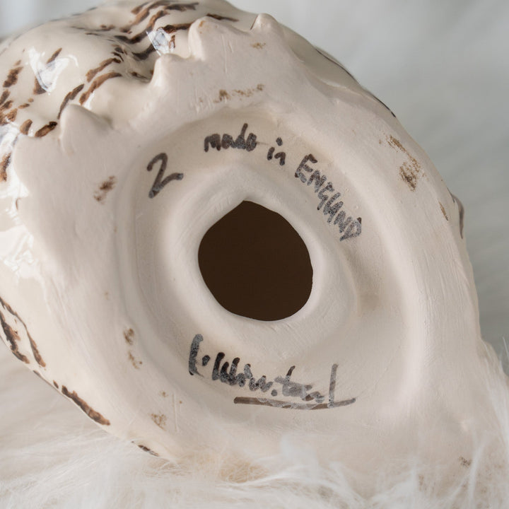 【Winstanley Owl ウィンスタンレイ オウル】白くて丸い可愛らしいフォルム フクロウ /25J