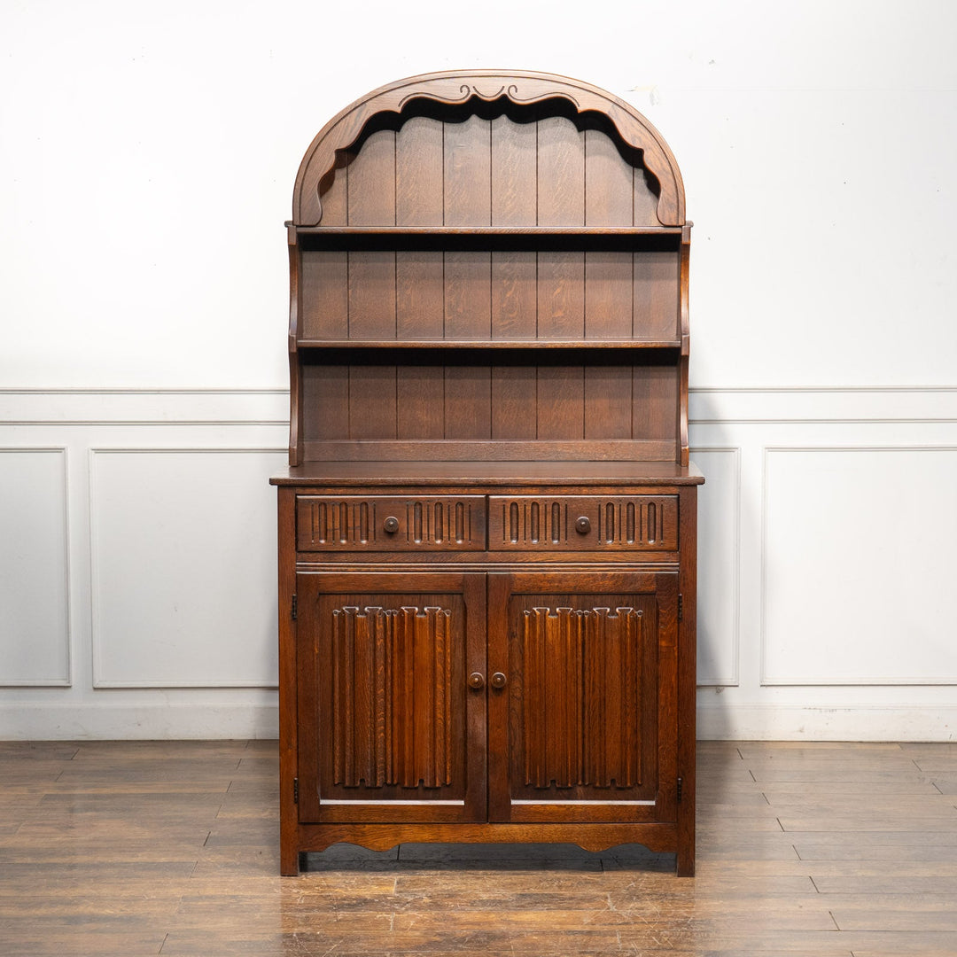 丸みを帯びたデザインはトラディショナルな印象 オーク オープンカップボード /25I