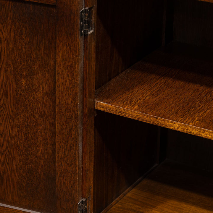 丸みを帯びたデザインはトラディショナルな印象 オーク オープンカップボード /25I