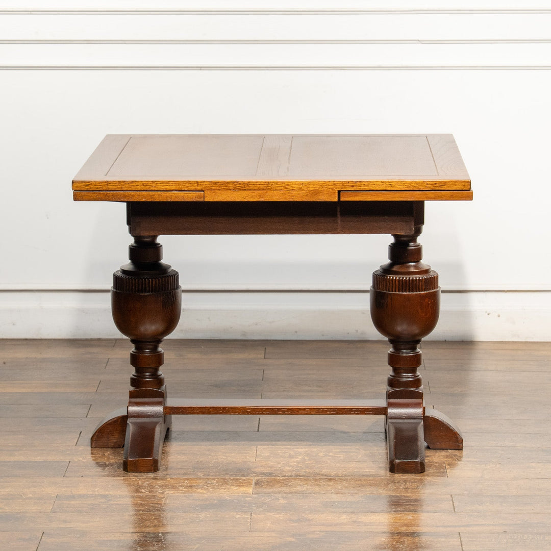 気品を感じるバルボスレッグが特徴的 ドローリーフ 伸長式ダイニングテーブル /25I