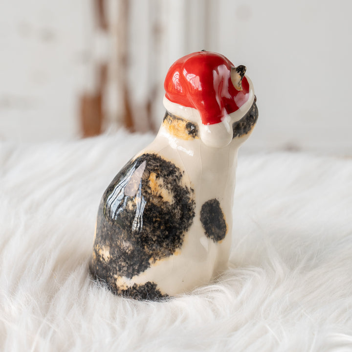 【Winstanley Cat ウィンスタンレイ キャット】サンタ帽を被った姿がチャーミング キャリコ 三毛猫 /25L