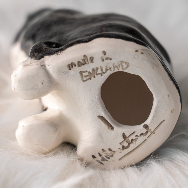 【Winstanley Cat ウィンスタンレイ キャット】愛嬌のある表情や柄が目を惹く タキシード 白黒猫 /25L-B