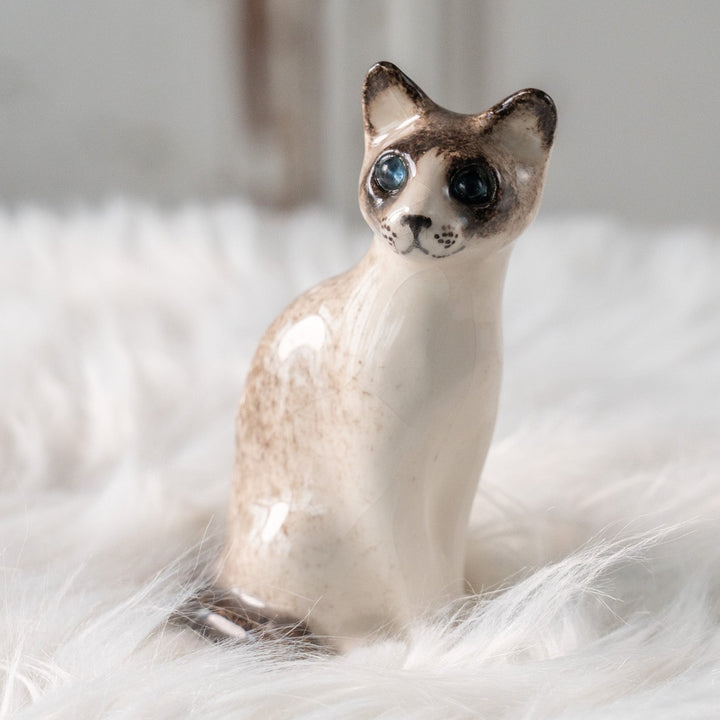 【Winstanley Cat ウィンスタンレイ キャット】すらりとした美しいフォルムに見惚れる ブルーアイ サイアミーズ シャム猫 /25L