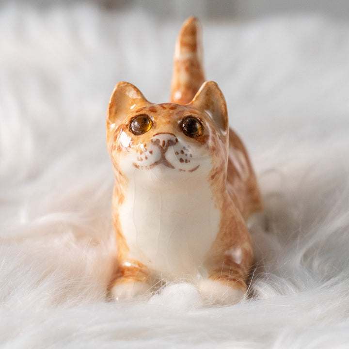 【Winstanley Cat ウィンスタンレイ キャット】今にも飛びかかりそうな躍動感あるフォルム ジンジャー 茶トラ猫 /25L