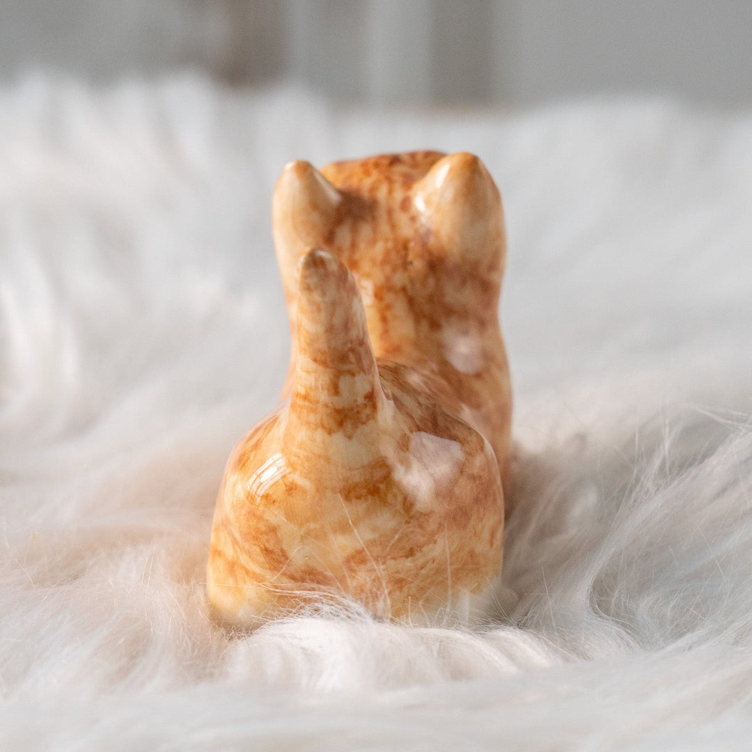 【Winstanley Cat ウィンスタンレイ キャット】今にも飛びかかりそうな躍動感あるフォルム ジンジャー 茶トラ猫 /25L