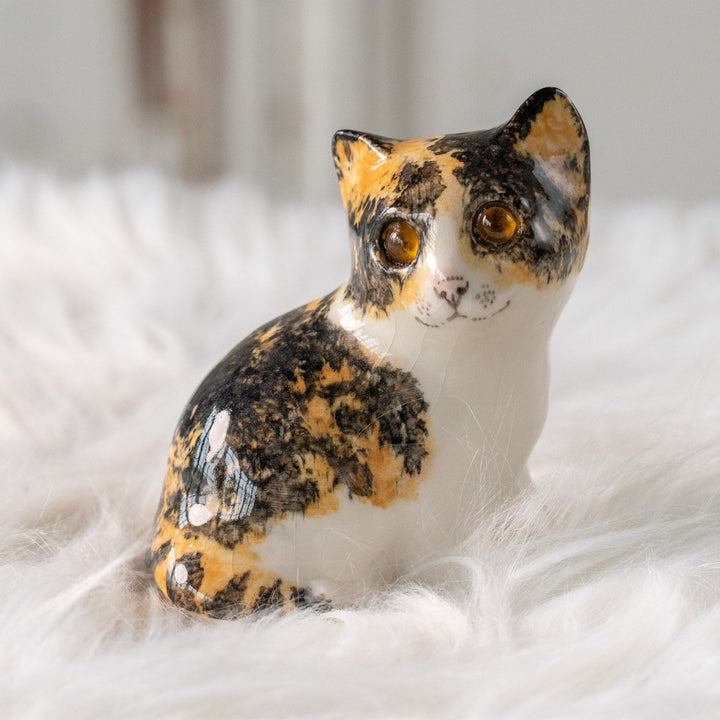 【Winstanley Cat ウィンスタンレイ キャット】興味深げに眺める姿が可愛らしい キャリコ 三毛猫 /25L