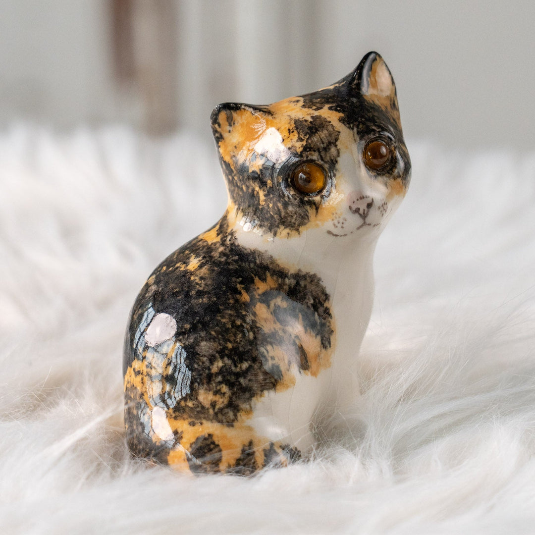 【Winstanley Cat ウィンスタンレイ キャット】興味深げに眺める姿が可愛らしい キャリコ 三毛猫 /25L