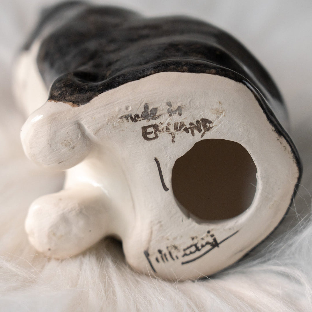 【Winstanley Cat ウィンスタンレイ キャット】愛嬌のある表情や柄が目を惹く タキシード 白黒猫 /25L-A