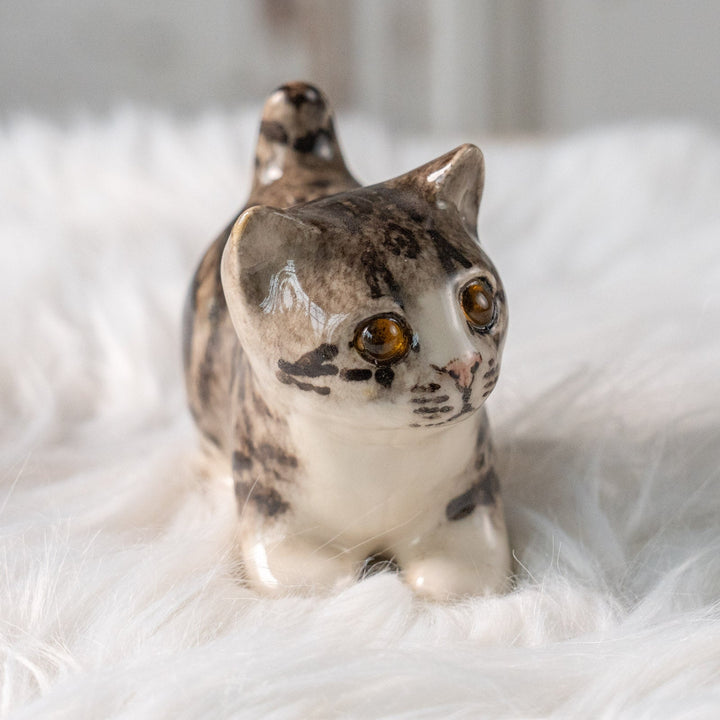 【Winstanley Cat ウィンスタンレイ キャット】クリームパンの様な手が愛らしい シルバータビー サバトラ猫 /25L