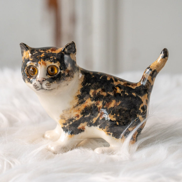 【Winstanley Cat ウィンスタンレイ キャット】ちょこんとした尻尾がキュート キャリコ 三毛猫 /25L