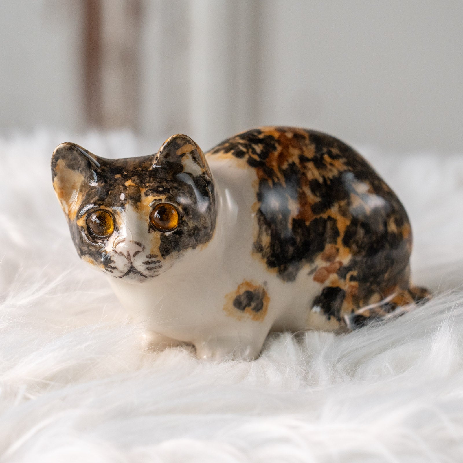 モデルNo.43 ウィンスタンレイキャット　初期作品　見返り猫　貫入無し❣️ モデルNo.43 ウィンスタンレイキャット 初期作品 見返り猫 貫入無し