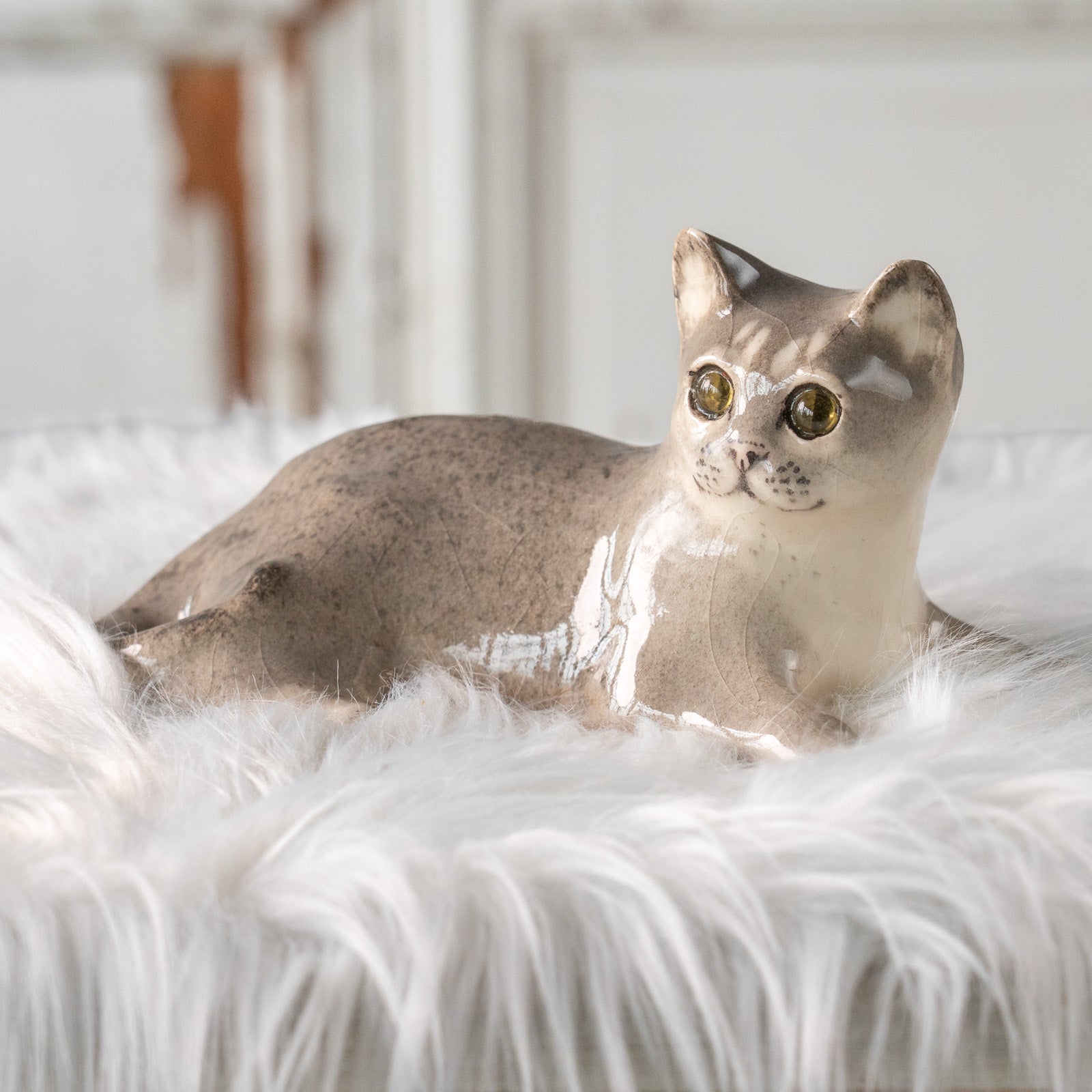 ウィンスタンレイキャット　猫 英国陶器 Winstanley Cat ウィンスタンレイキャット 目が追いかける