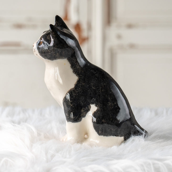 【Winstanley Cat ウィンスタンレイ キャット】微笑む様な表情にときめく タキシード 白黒猫 /25L