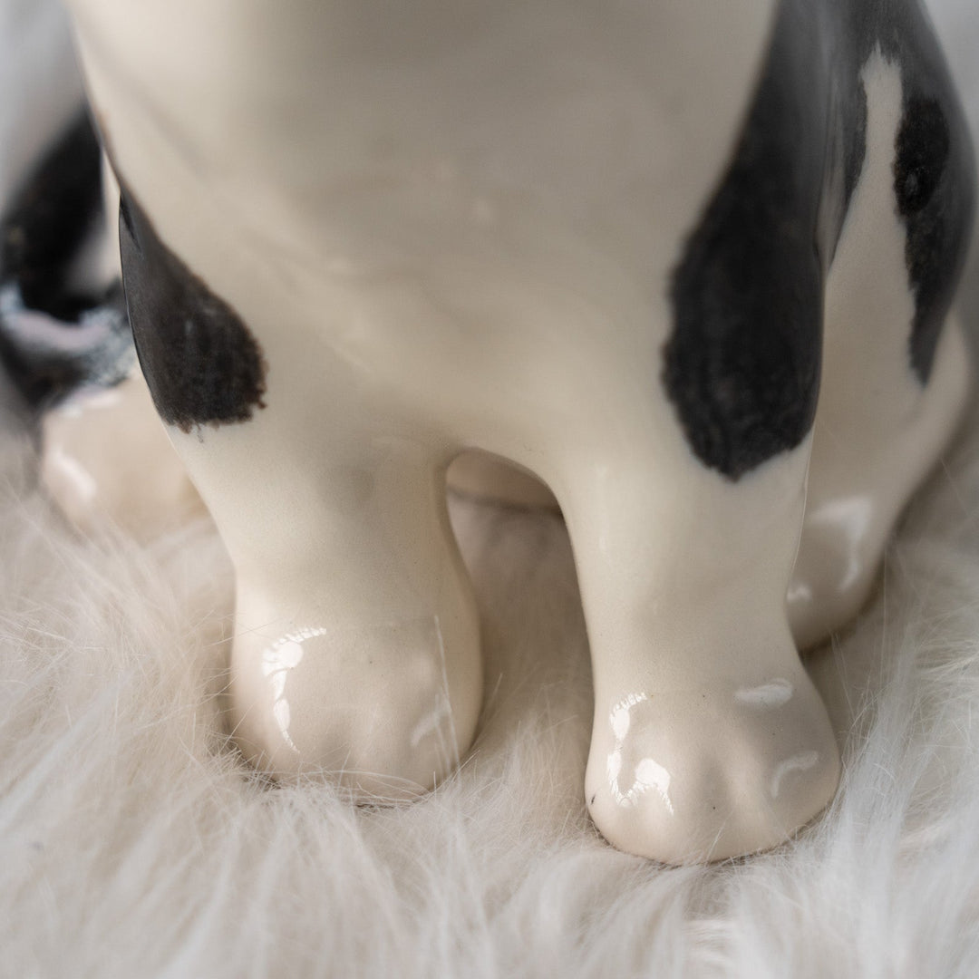 【Winstanley Cat ウィンスタンレイ キャット】微笑む様な表情にときめく タキシード 白黒猫 /25L