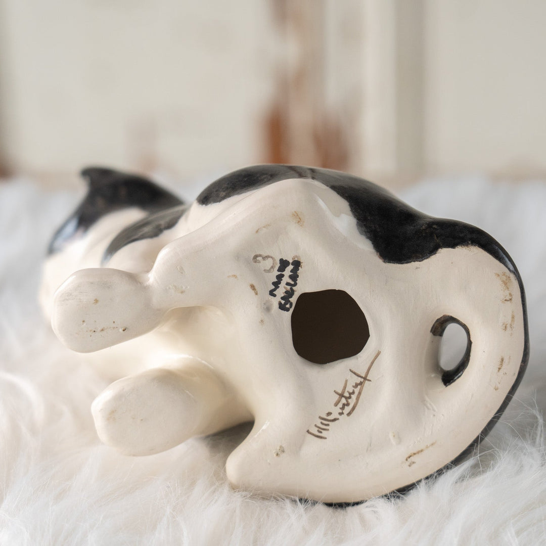 【Winstanley Cat ウィンスタンレイ キャット】微笑む様な表情にときめく タキシード 白黒猫 /25L