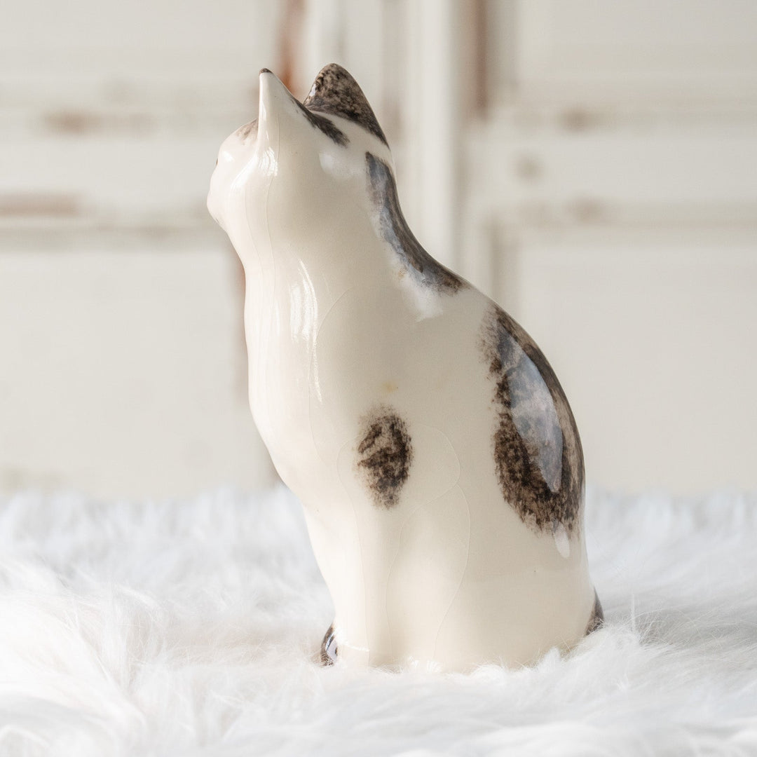 【Winstanley Cat ウィンスタンレイ キャット】気品ある顔立ちに背中の模様がユニーク バイカラー ブチ猫 /25L