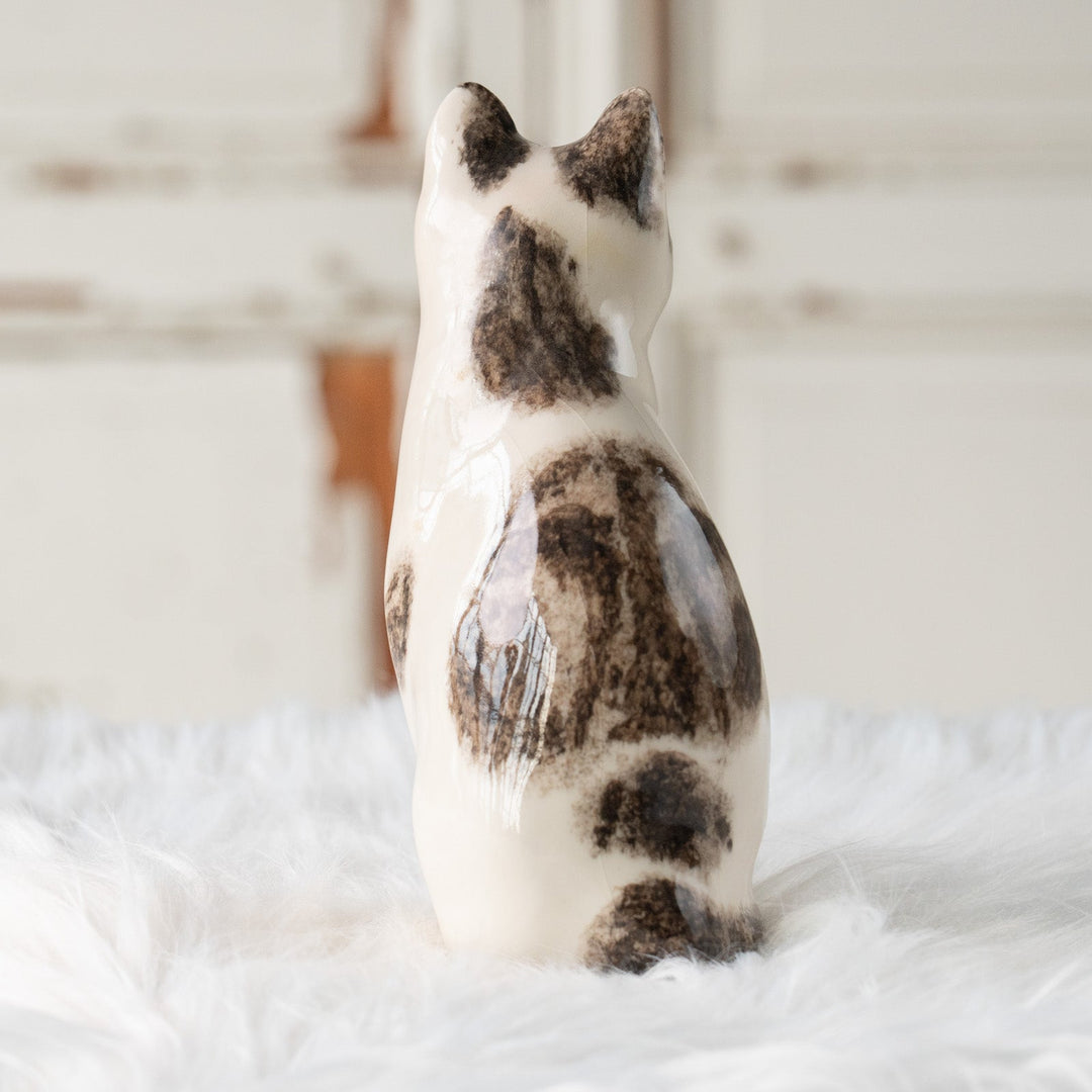 【Winstanley Cat ウィンスタンレイ キャット】気品ある顔立ちに背中の模様がユニーク バイカラー ブチ猫 /25L