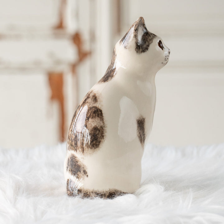 【Winstanley Cat ウィンスタンレイ キャット】気品ある顔立ちに背中の模様がユニーク バイカラー ブチ猫 /25L