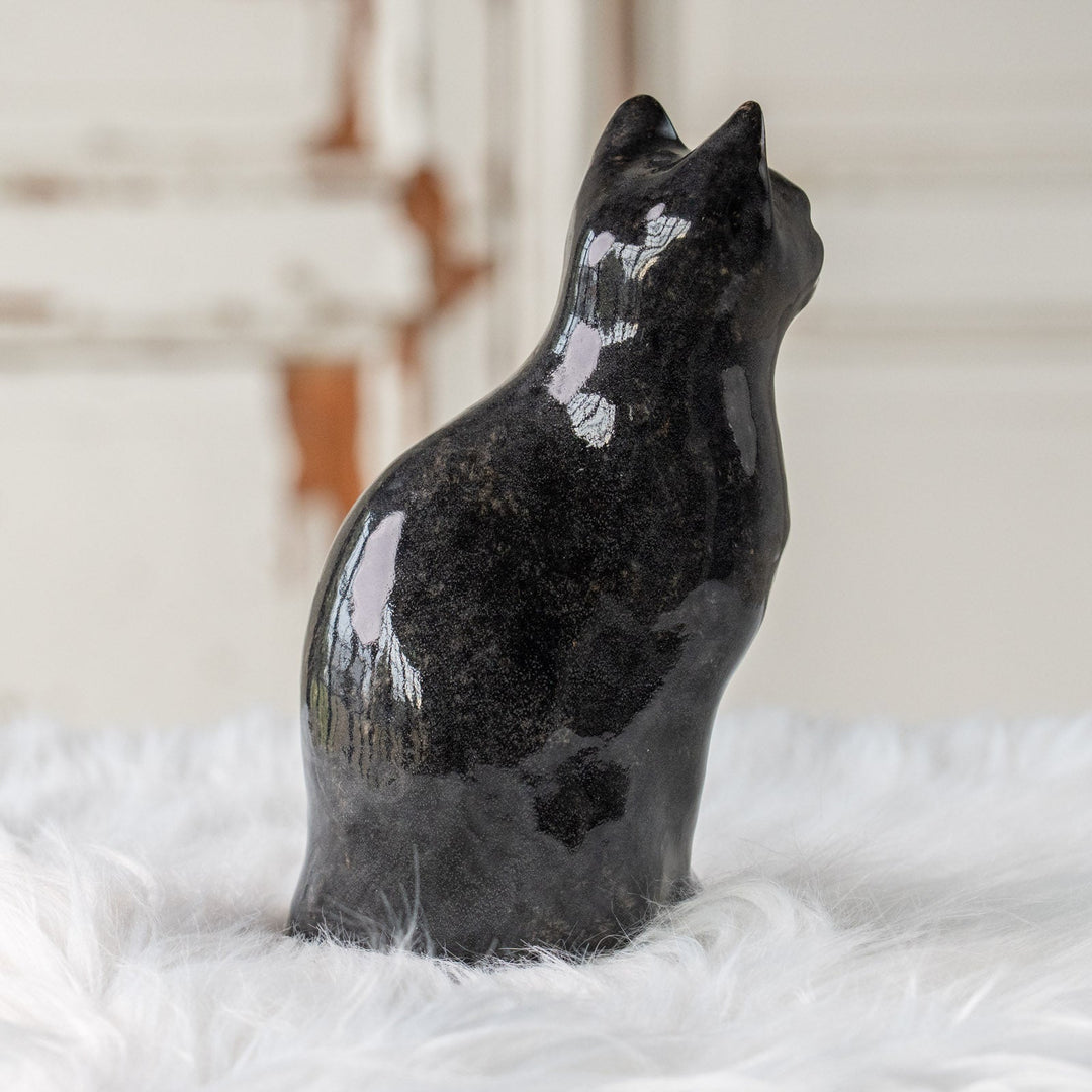 【Winstanley Cat ウィンスタンレイ キャット】両足をきゅっと揃えた上品な佇まい タキシード 白黒猫 /25L-B