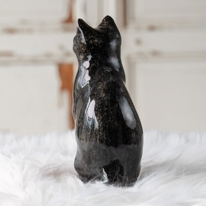 【Winstanley Cat ウィンスタンレイ キャット】両足をきゅっと揃えた上品な佇まい タキシード 白黒猫 /25L-A