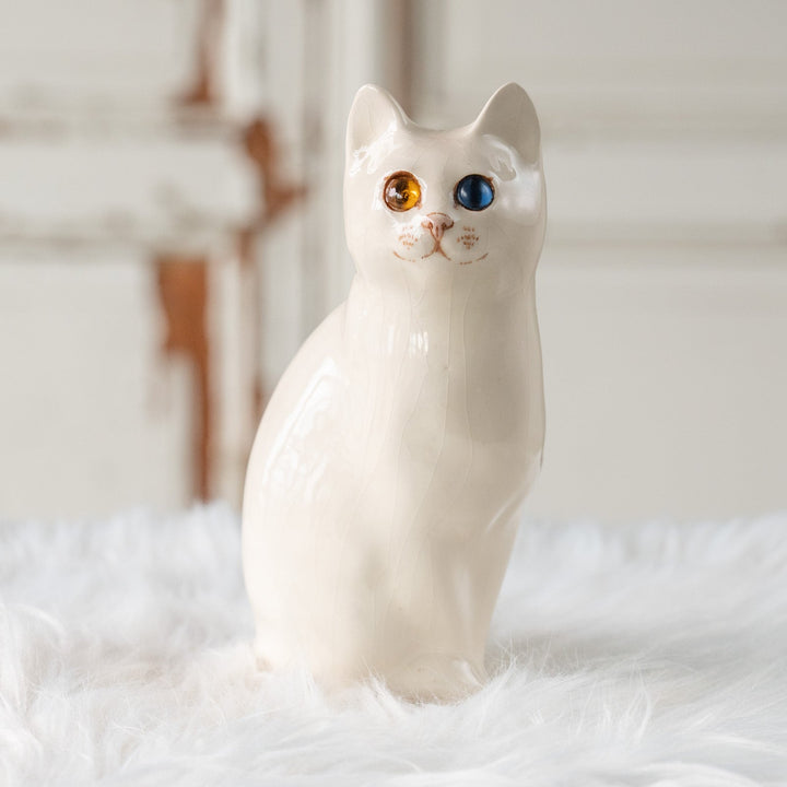 【Winstanley Cat ウィンスタンレイ キャット】真っ白なボディにオッドアイが映える スノーウィ 白猫 /25L
