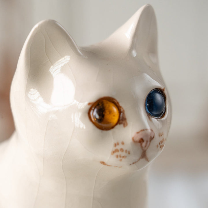 【Winstanley Cat ウィンスタンレイ キャット】真っ白なボディにオッドアイが映える スノーウィ 白猫 /25L