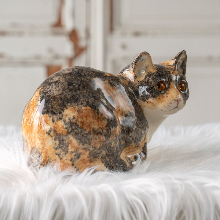 【Winstanley Cat ウィンスタンレイ キャット】丸い背中をなでたくなる キャリコ 三毛猫 /25L