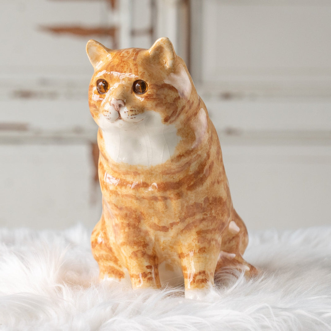 【Winstanley Cat ウィンスタンレイ キャット】ずんぐりしたフォルムがたまらない愛らしさ ジンジャー 茶トラ猫 /25L
