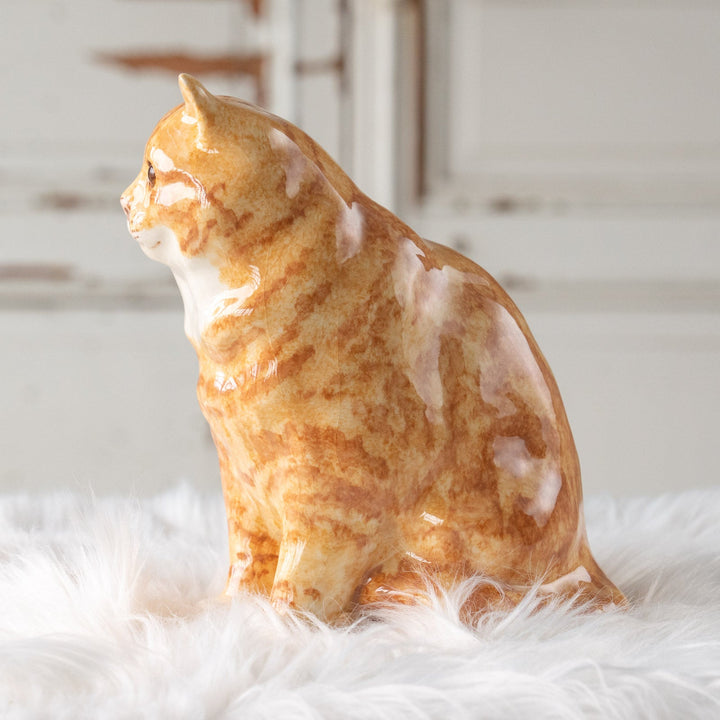 【Winstanley Cat ウィンスタンレイ キャット】ずんぐりしたフォルムがたまらない愛らしさ ジンジャー 茶トラ猫 /25L