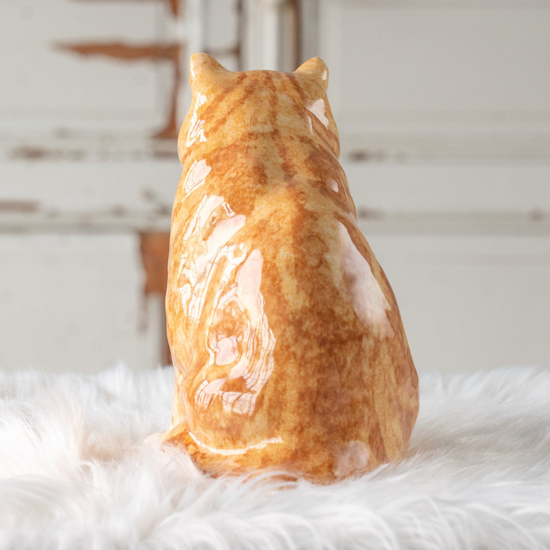 【Winstanley Cat ウィンスタンレイ キャット】ずんぐりしたフォルムがたまらない愛らしさ ジンジャー 茶トラ猫 /25L