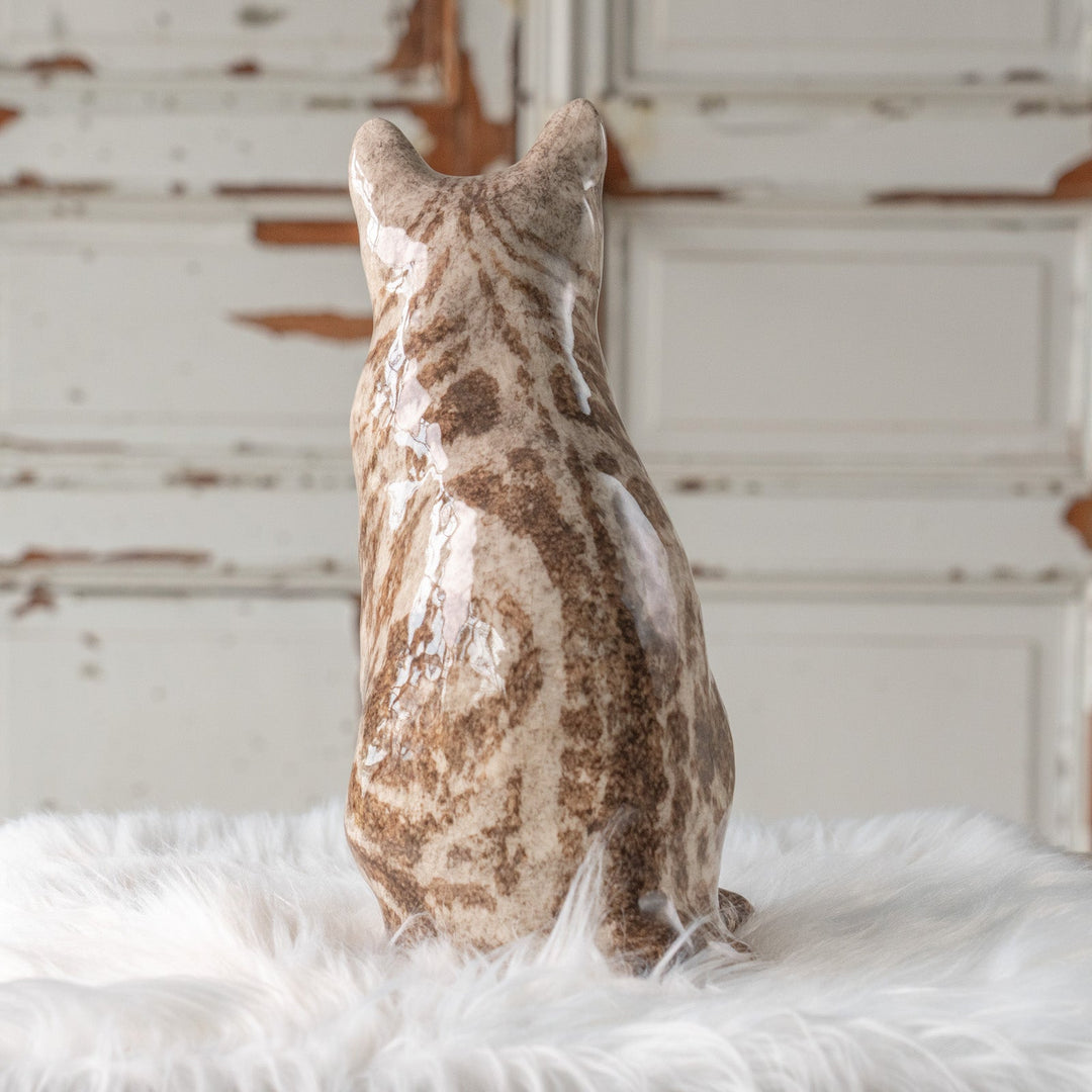 【Winstanley Cat ウィンスタンレイ キャット】くりくりとした丸い瞳がチャーミング シルバータビー サバトラ猫 /25L