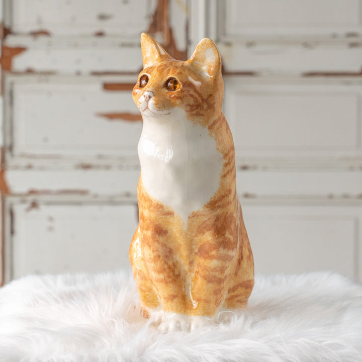 【Winstanley Cat ウィンスタンレイ キャット】遠くを見つめる物憂げな表情が印象的 ジンジャー 茶トラ猫 /25L