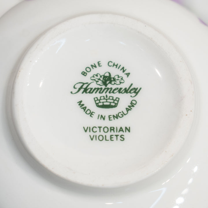【Hammersley ハマースレイ /VICTORIAN VIOLETS ヴィクトリアンバイオレット】コーヒーカップ&ソーサー /25L