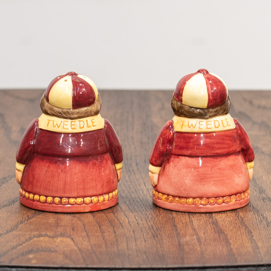 【ROYAL DOULTON ロイヤルドルトン】鏡の国のアリスに登場する双子をモチーフ ソルト&ペッパーポットセット /25L