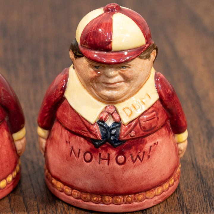 【ROYAL DOULTON ロイヤルドルトン】鏡の国のアリスに登場する双子をモチーフ ソルト&ペッパーポットセット /25L