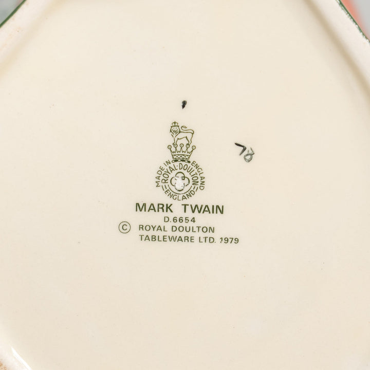 【ROYAL DOULTON ロイヤルドルトン Mark Twain マーク・トウェイン】キャラクタージャグ ラージ /25L