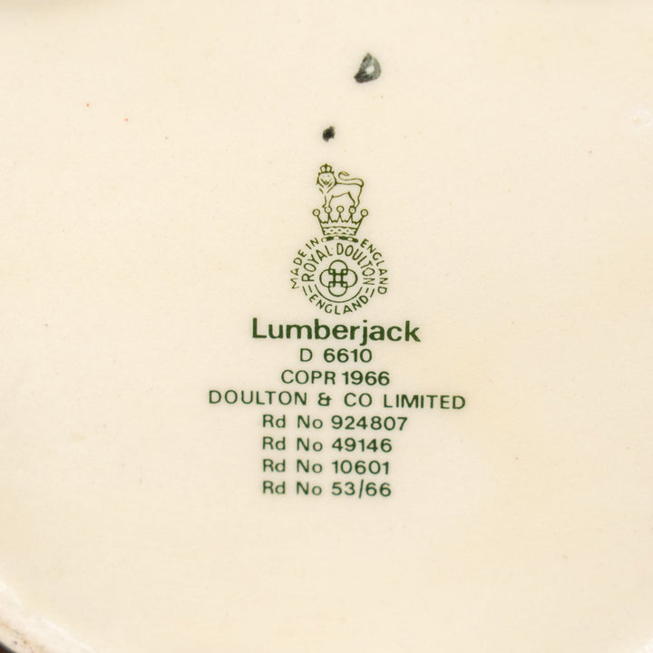 【ROYAL DOULTON ロイヤルドルトン Lumberjack ランバージャック】キャラクタージャグ ラージ /25L