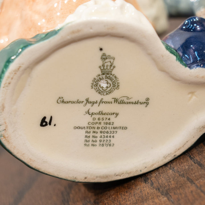 【ROYAL DOULTON ロイヤルドルトン Apothecary アポセカリー】キャラクタージャグ スモール /25L